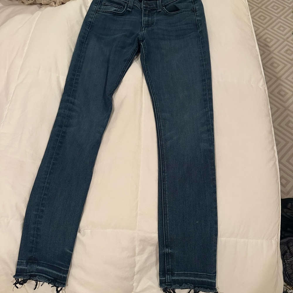 rag & bone Dark Blue Skinny Jeans